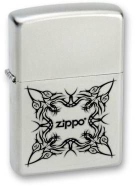 499 ZIPPO Зажигалка Tattoo Design Satin Chrome 499 ZIPPO Зажигалка Tattoo Design Satin Chrome