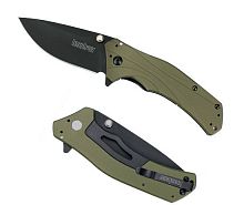 Складной нож Нож складной KERSHAW Knockout с оливковой рукоятью можно купить по цене .                            