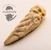 Бусина для темляка Череп-клык