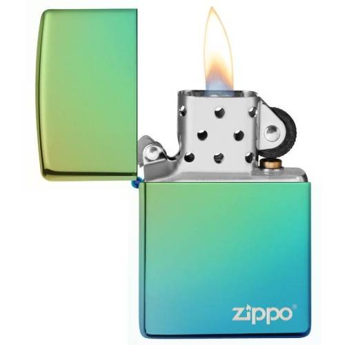 499 ZIPPO ЗажигалкаLogo Classic с покрытием High Polish Teal фото 6