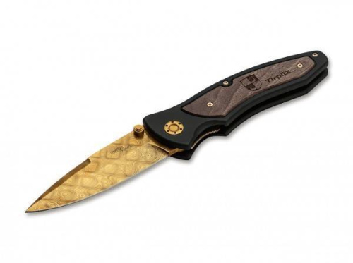 Складной нож Boker Tirpitz-Damascus Gold Складной нож Boker Tirpitz-Damascus Gold