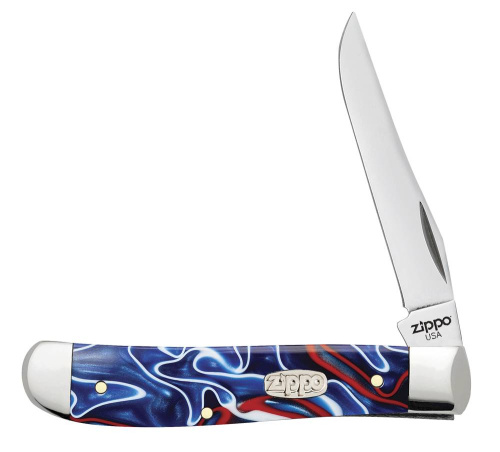 Складной нож ZIPPO Patriotic Kirinite Smooth Mini Trapper Складной нож ZIPPO Patriotic Kirinite Smooth Mini Trapper