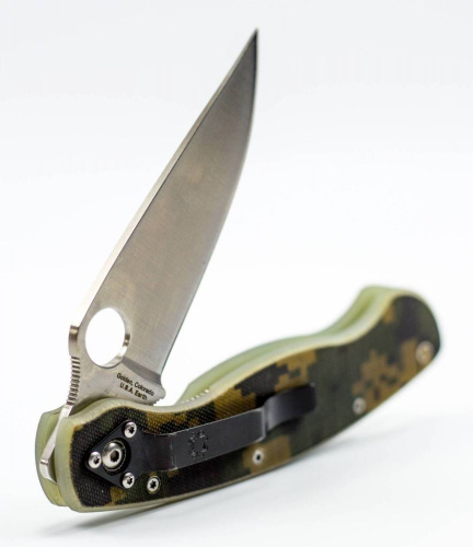 Складной нож  Spyderco Military Camo Replica фото 3