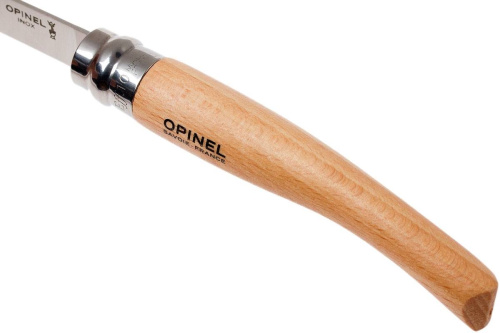 154 Opinel Нож складной филейный№10 VRI Folding Slim Beechwood фото 12