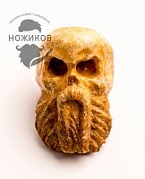Бусина для темляка Бородатый череп