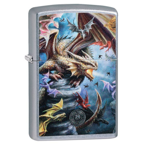 499 ZIPPO Зажигалка ZIPPO Anne Stokes с покрытием Street Chrome