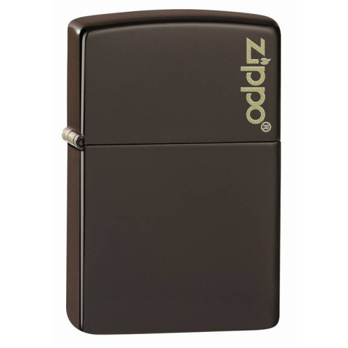 499 ZIPPO ЗажигалкаLogo Classic с покрытием Brown Matte 499 ZIPPO ЗажигалкаLogo Classic с покрытием Brown Matte