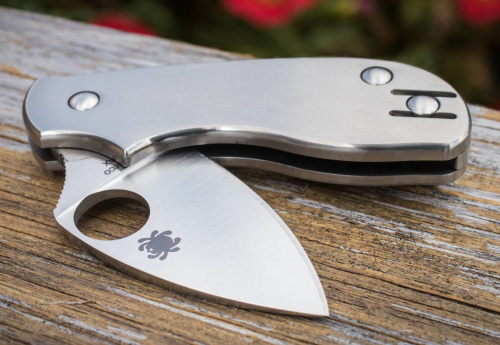 Складной нож Spyderco Squeak Titanium 154TIP фото 7