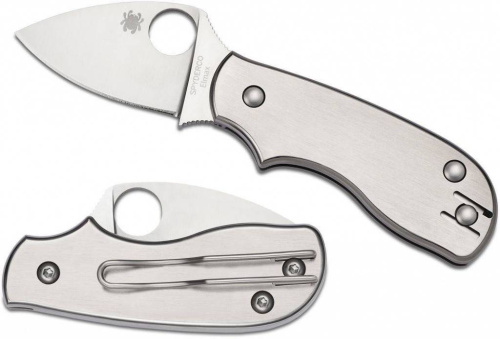 Складной нож Spyderco Squeak Titanium 154TIP фото 4