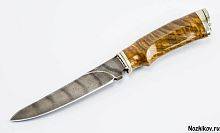 Боевой нож  Авторский Нож из Дамаска №5