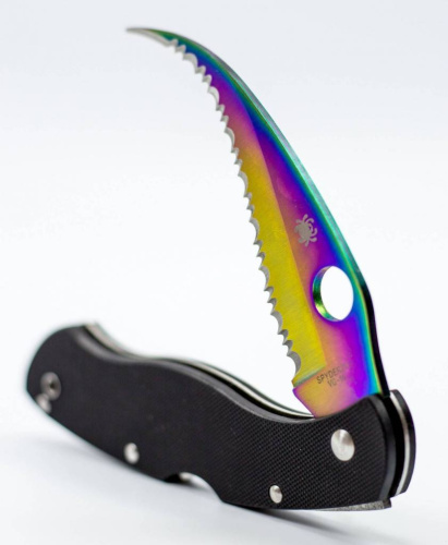 Складной нож Spyderco Civilian градиент фото 2 Складной нож Spyderco Civilian градиент фото 2