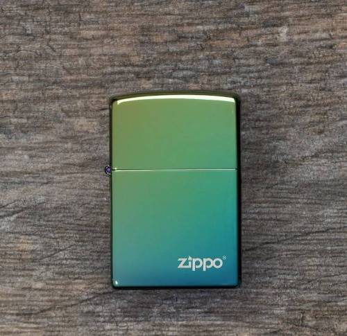 499 ZIPPO ЗажигалкаLogo Classic с покрытием High Polish Teal фото 3