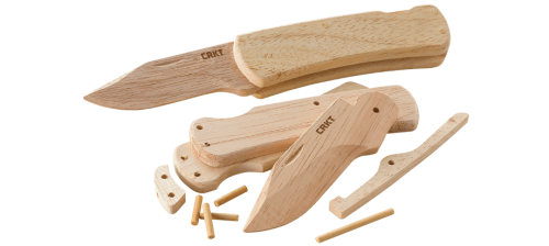 Складной нож CRKT деревянный Nathan's Knife Kit фото 7 Складной нож CRKT деревянный Nathan's Knife Kit фото 7