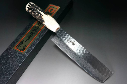 2011 Sakai Takayuki Нож кухонный для овощей Накири фото 3