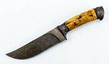 Боевой нож  Авторский Нож из Дамаска №35